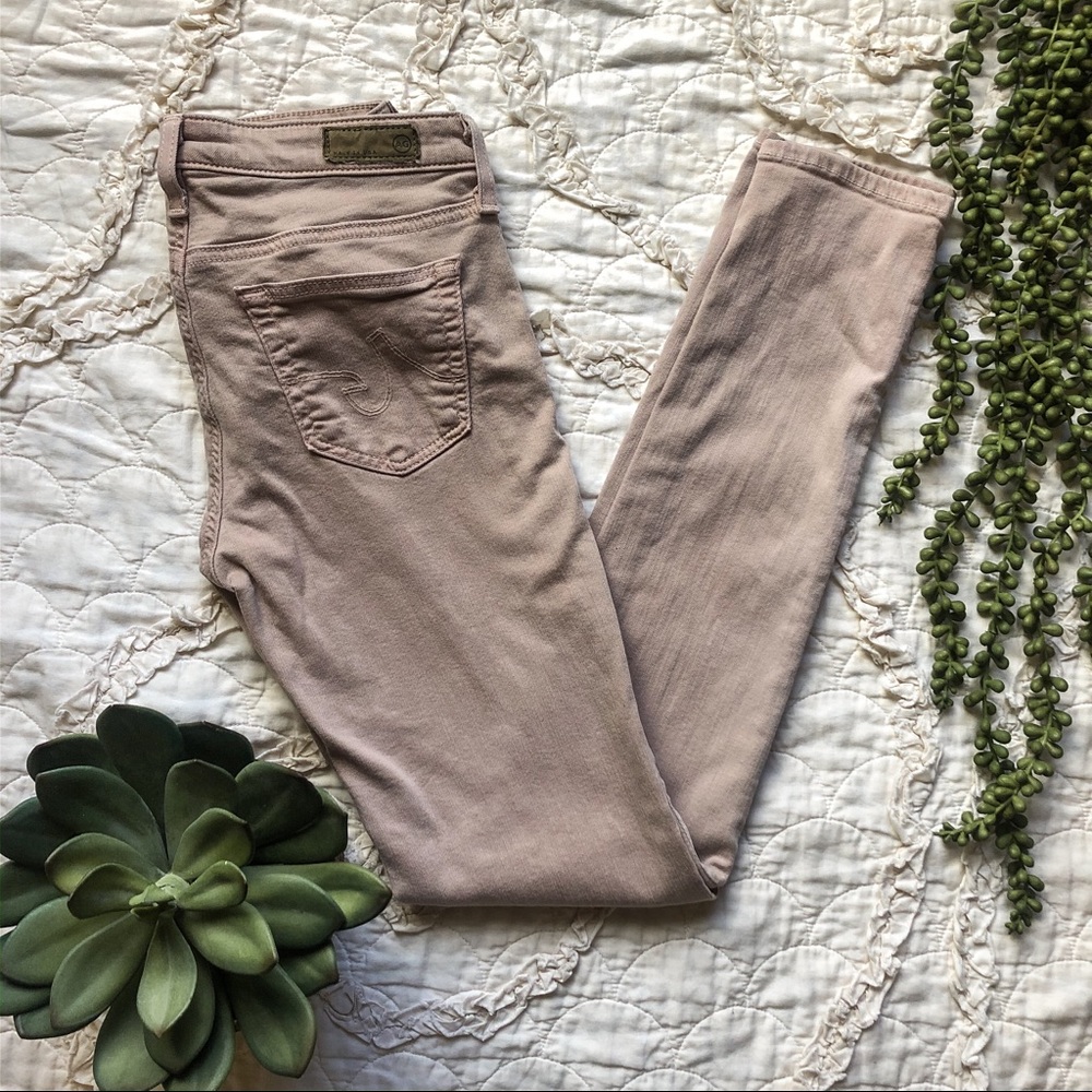 AG The Legging Ankle Dusty Rose Jeans
